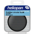 Heliopan 37mm Slim Circular Polarizer SH-PMC Filter with specialty Schott glass in floating brass ring (703740)