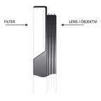 Heliopan 134 Adapter 82mm to 58mm (700134)